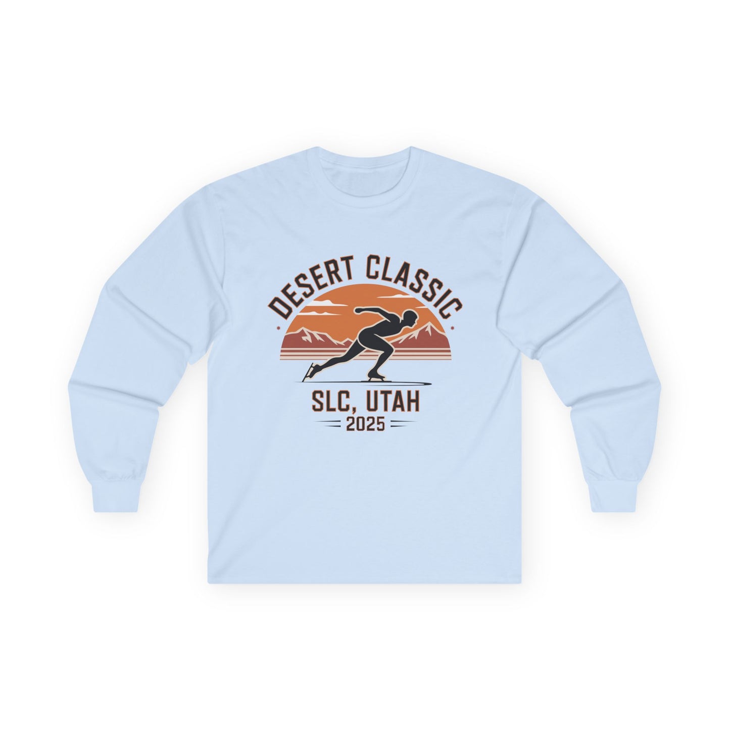 Desert Classic Long Sleeve Tee, Unisex Cotton Tee, Outdoor Adventure Shirt, Running Event Apparel, Gift for Athletes