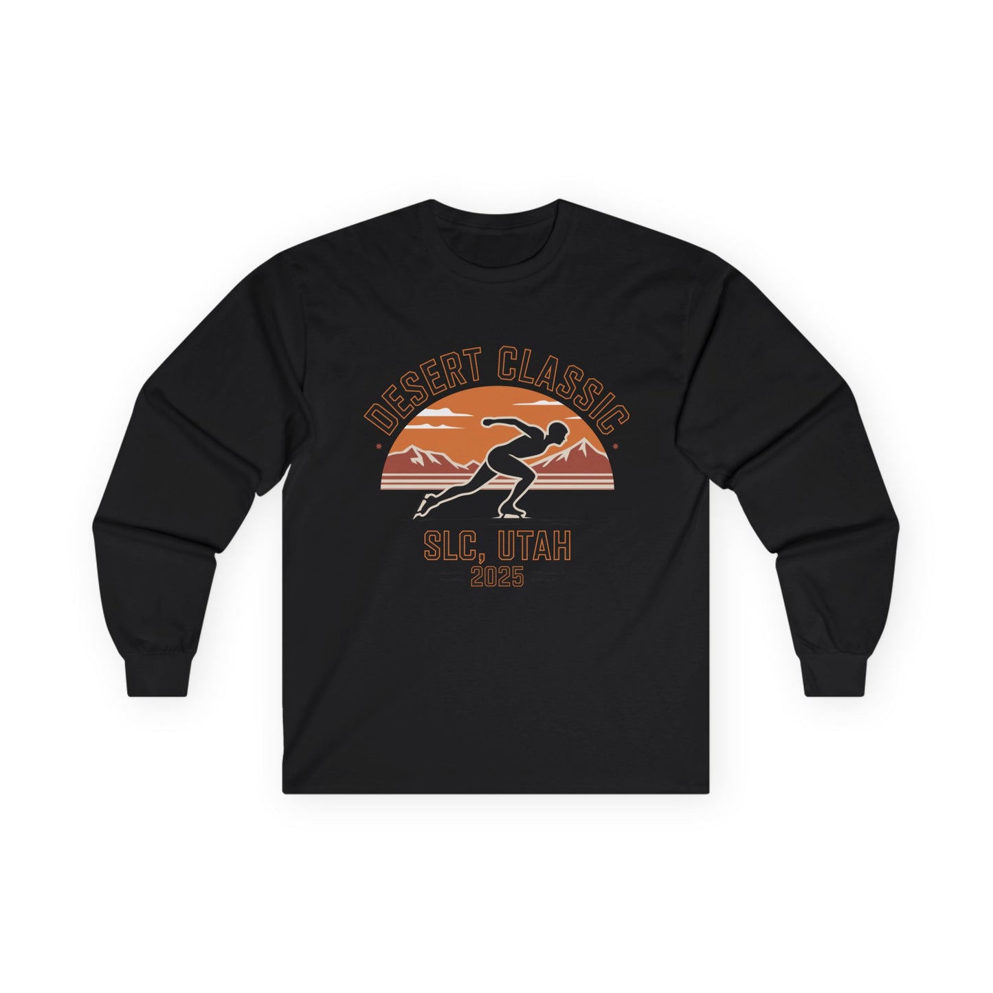 Desert Classic Long Sleeve Tee, Unisex Cotton Tee, Outdoor Adventure Shirt, Running Event Apparel, Gift for Athletes