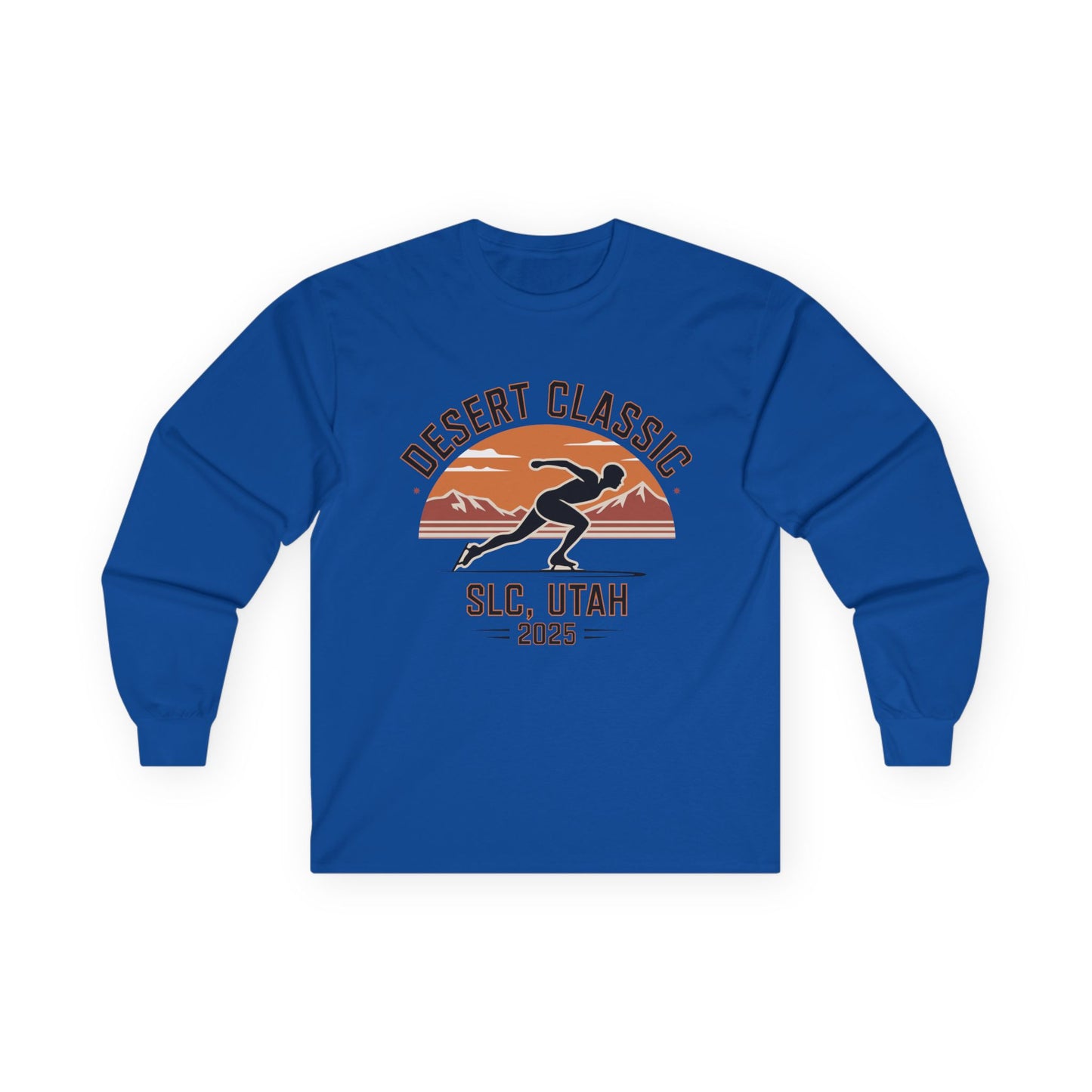 Desert Classic Long Sleeve Tee, Unisex Cotton Tee, Outdoor Adventure Shirt, Running Event Apparel, Gift for Athletes