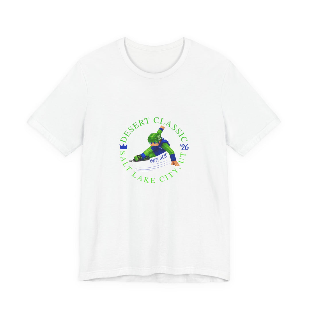 Desert Classic Block Character Tee (Blue Lettering)