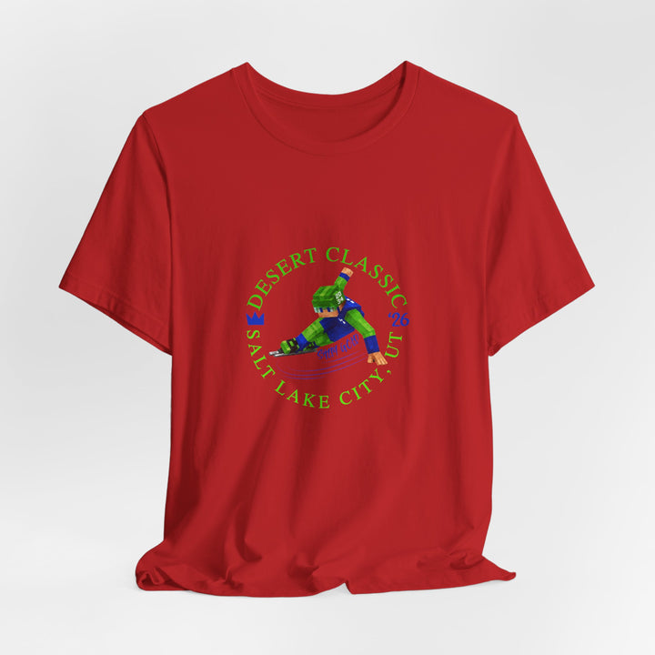 Desert Classic Block Character Tee (Blue Lettering)