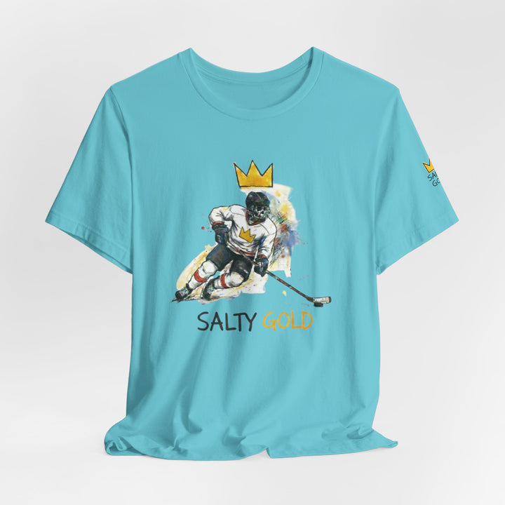 SALTY GOLD // SKELETON HOCKEY TEE