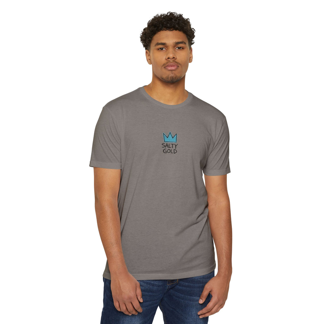 Salty Gold Crown T-Shirt — Vintage Logo Tee