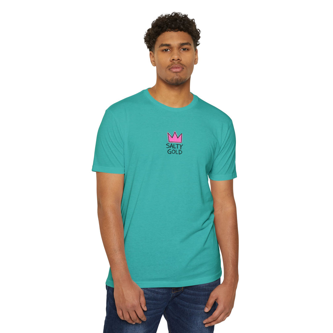 Salty Gold Pink Crown Tee