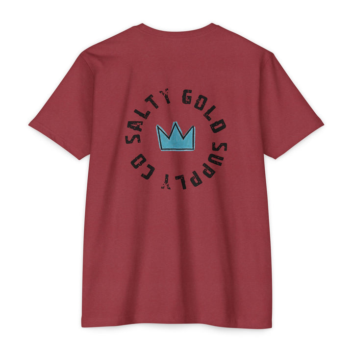 Salty Gold Crown T-Shirt — Vintage Logo Tee