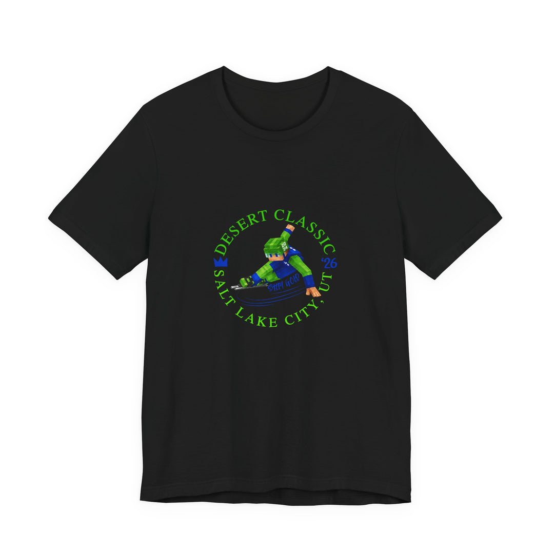 Desert Classic Block Character Tee (Blue Lettering)