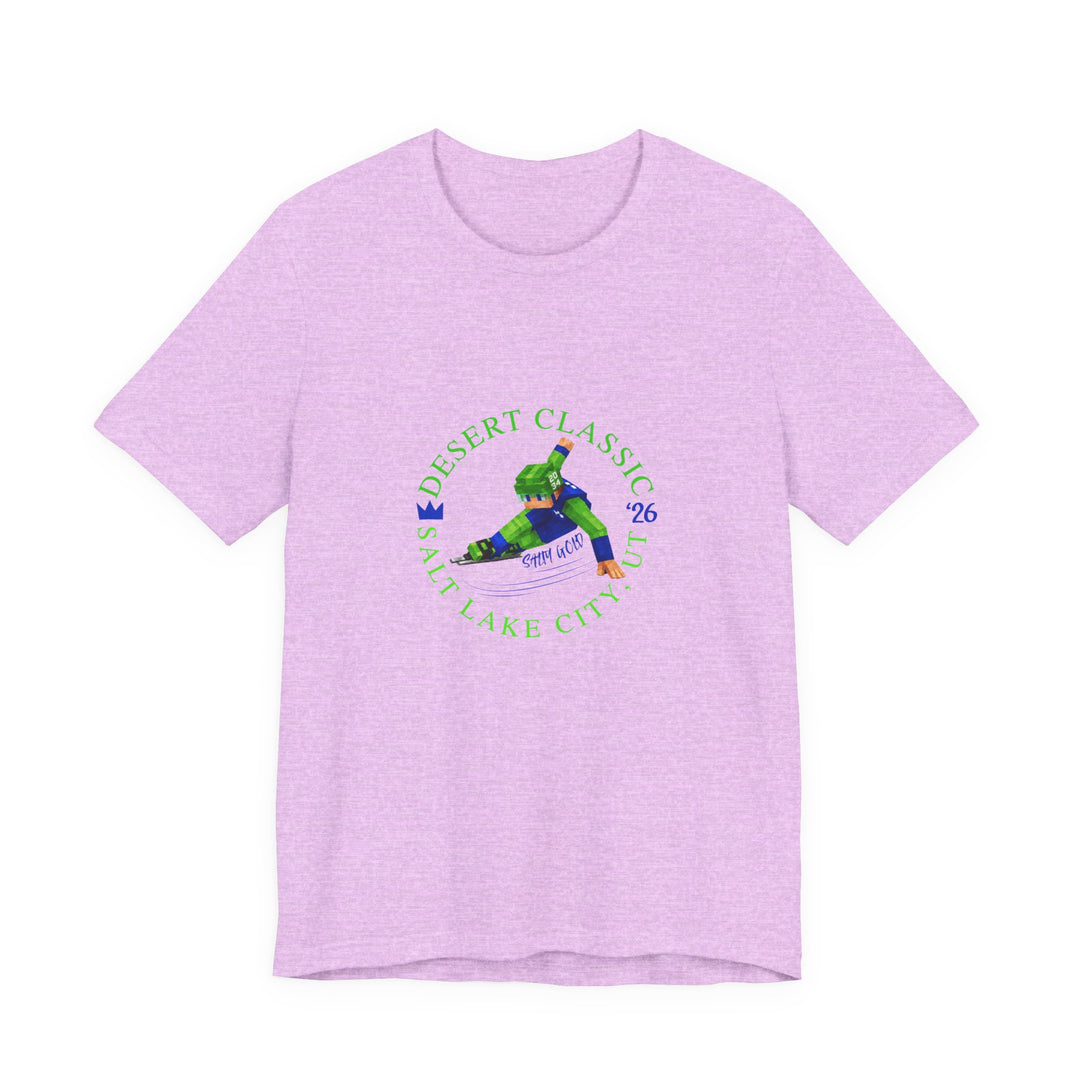 Desert Classic Block Character Tee (Blue Lettering)