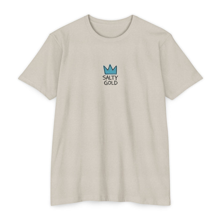 Salty Gold Crown T-Shirt — Vintage Logo Tee