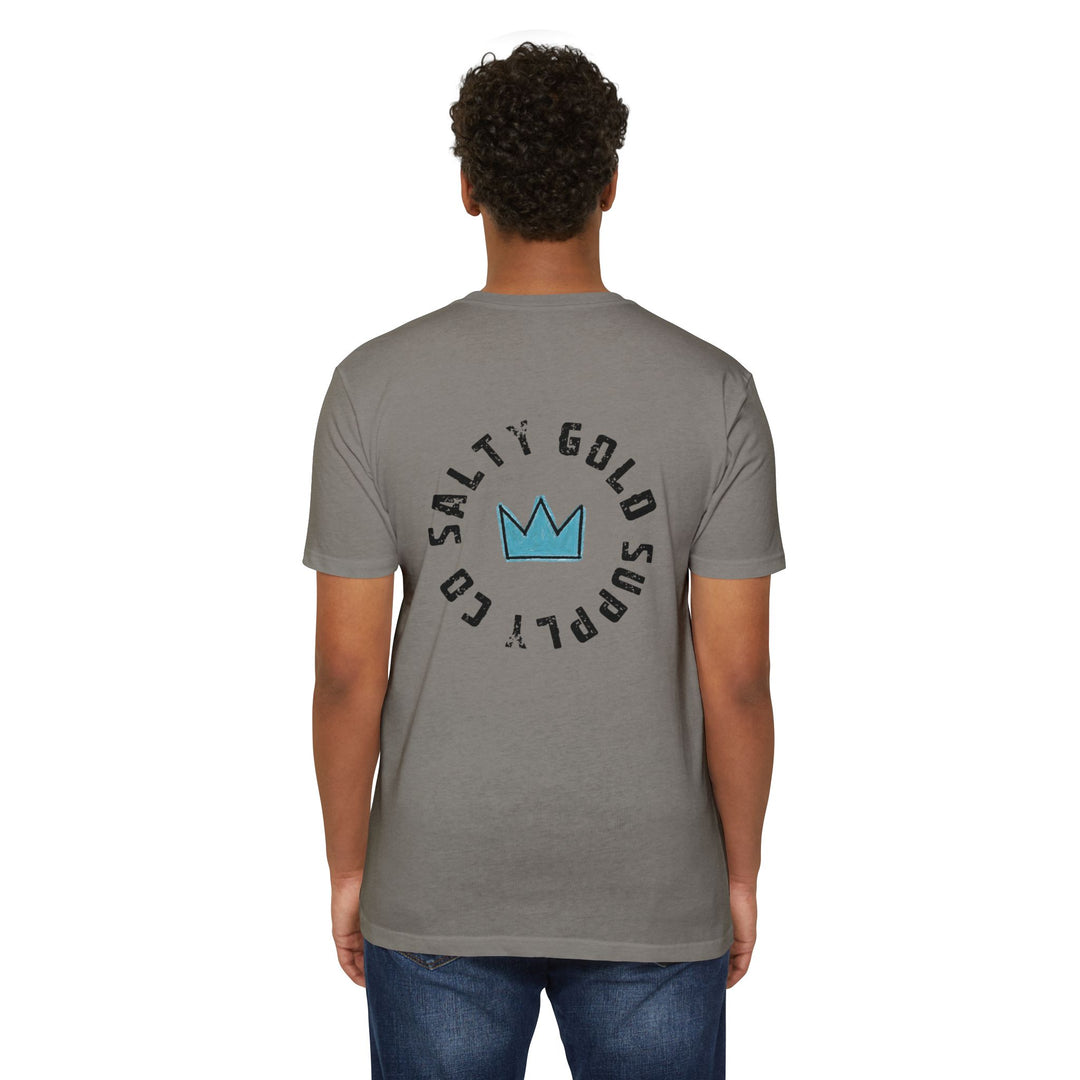 Salty Gold Crown T-Shirt — Vintage Logo Tee