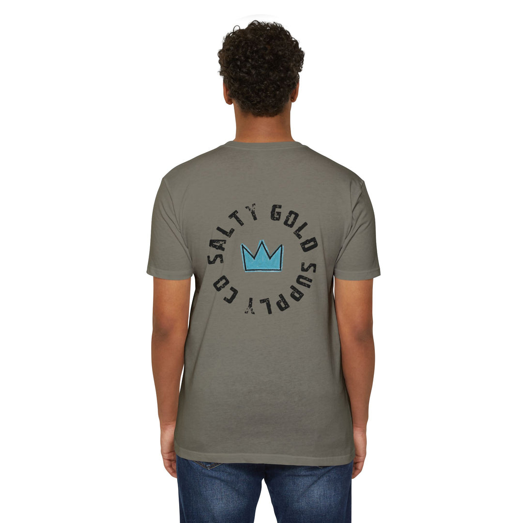 Salty Gold Crown T-Shirt — Vintage Logo Tee