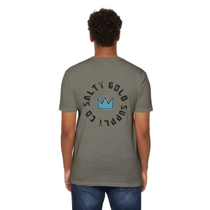 Salty Gold Crown T-Shirt — Vintage Logo Tee