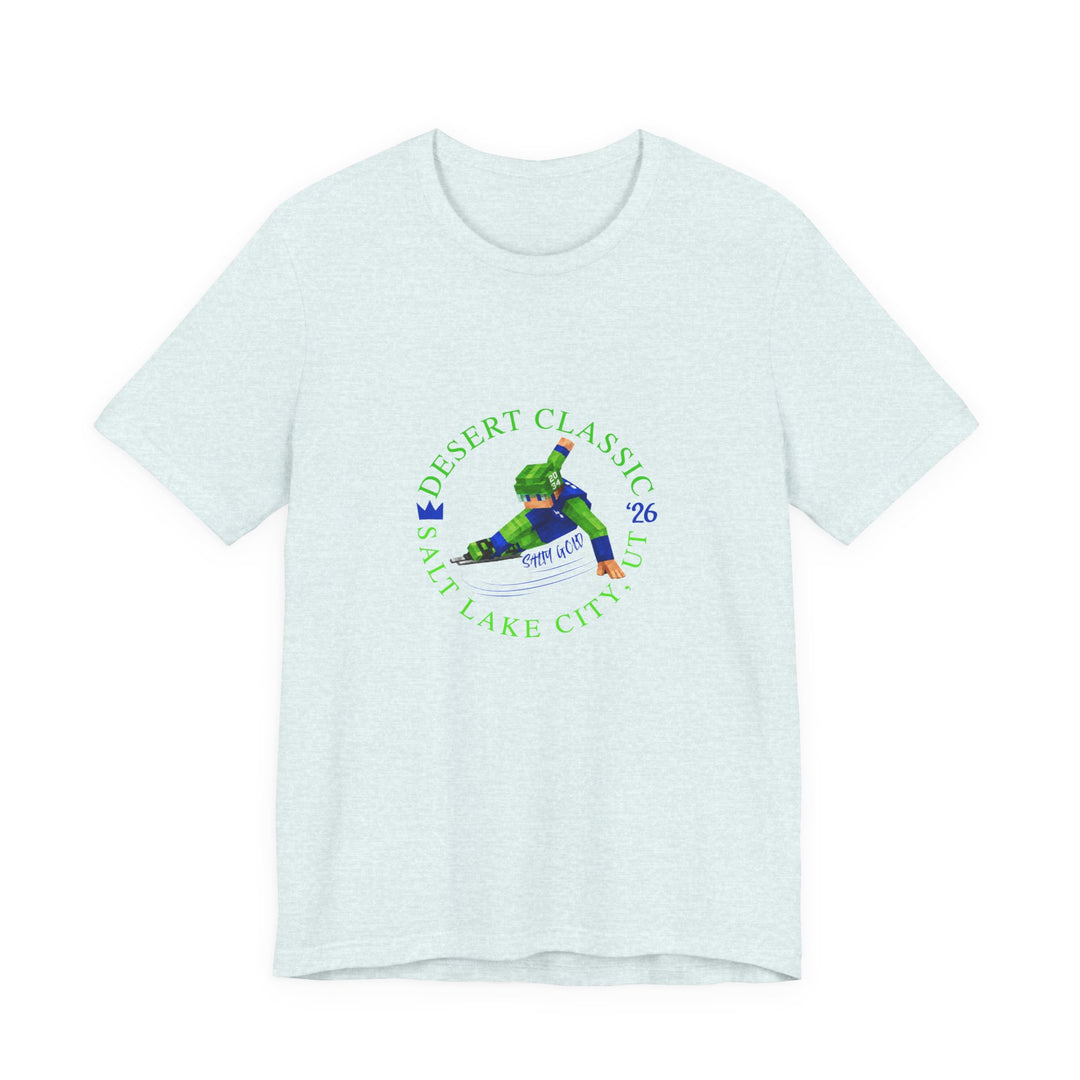 Desert Classic Block Character Tee (Blue Lettering)