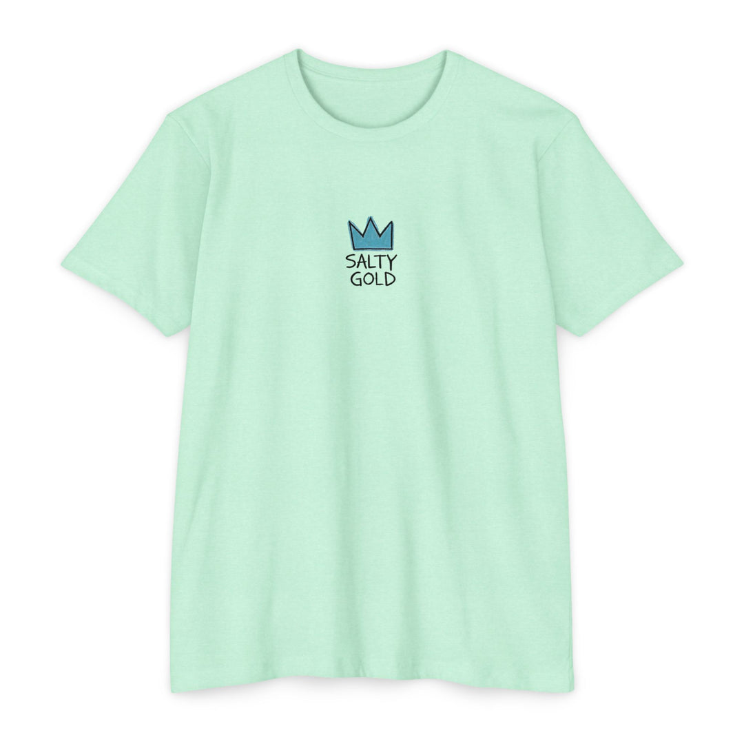Salty Gold Crown T-Shirt — Vintage Logo Tee