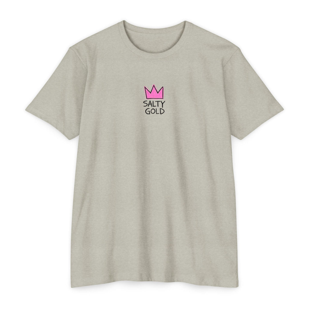 Salty Gold Pink Crown Tee