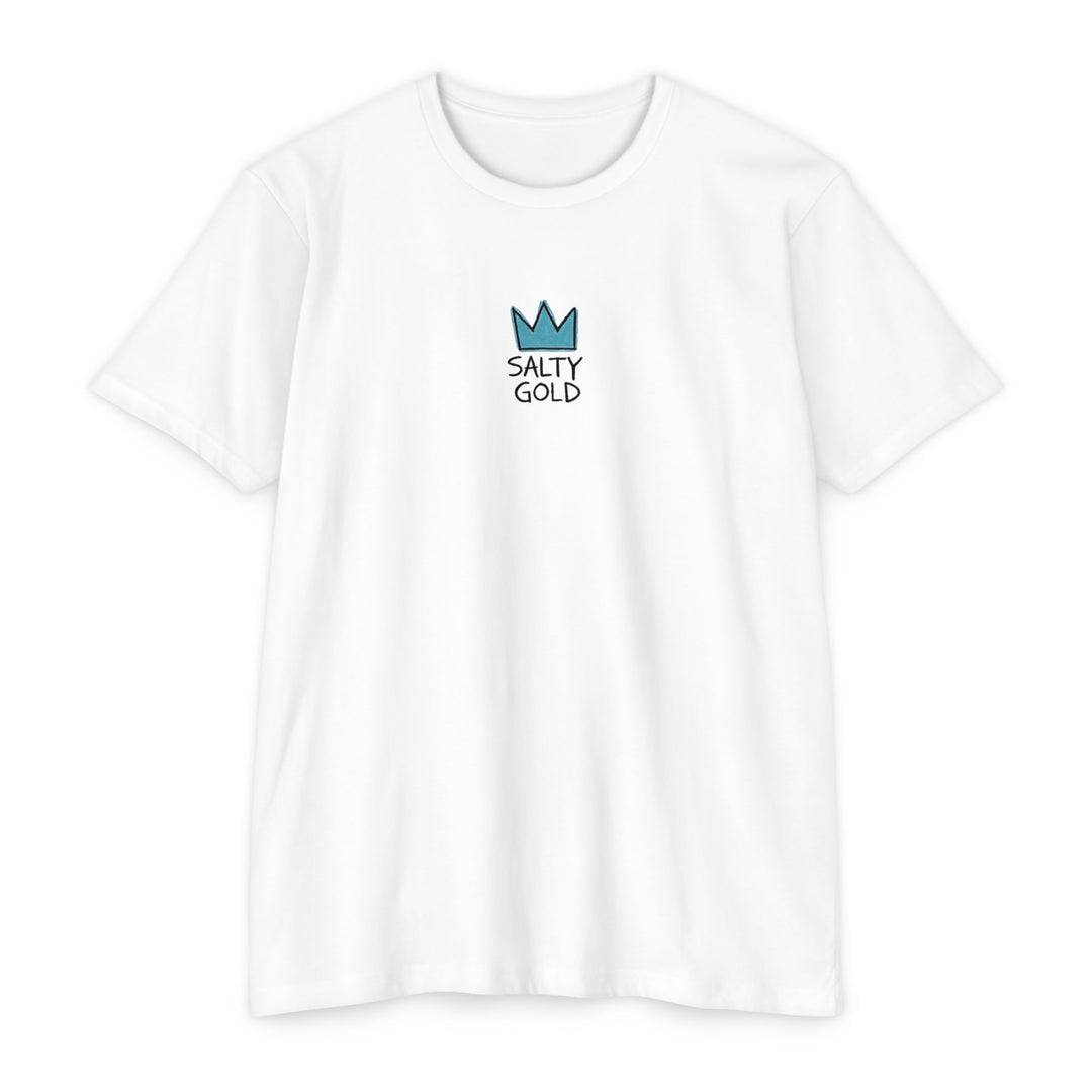 Salty Gold Crown T-Shirt — Vintage Logo Tee