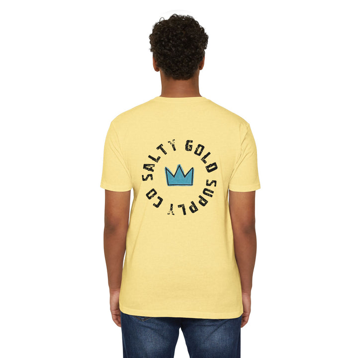 Salty Gold Crown T-Shirt — Vintage Logo Tee