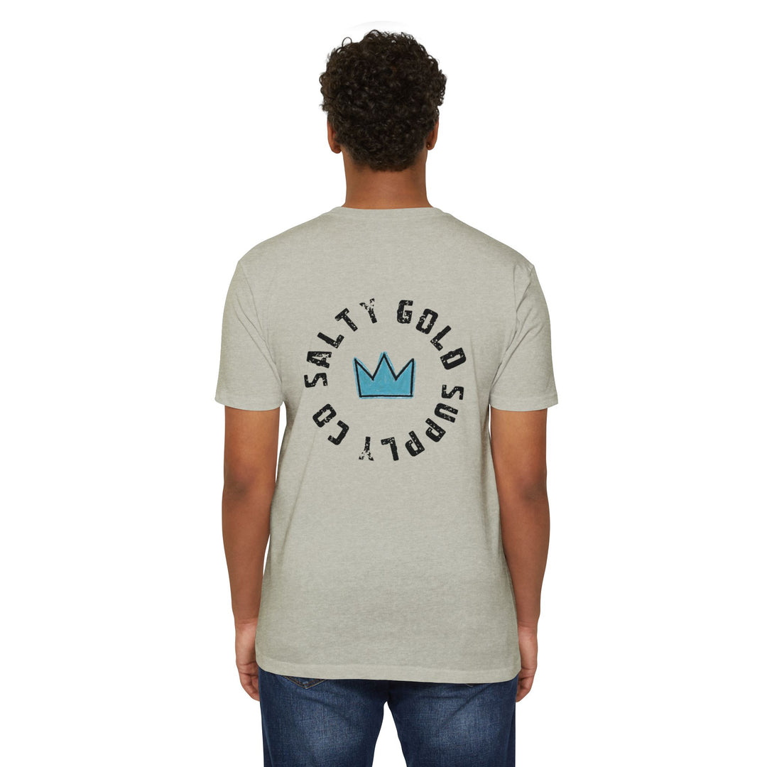 Salty Gold Crown T-Shirt — Vintage Logo Tee