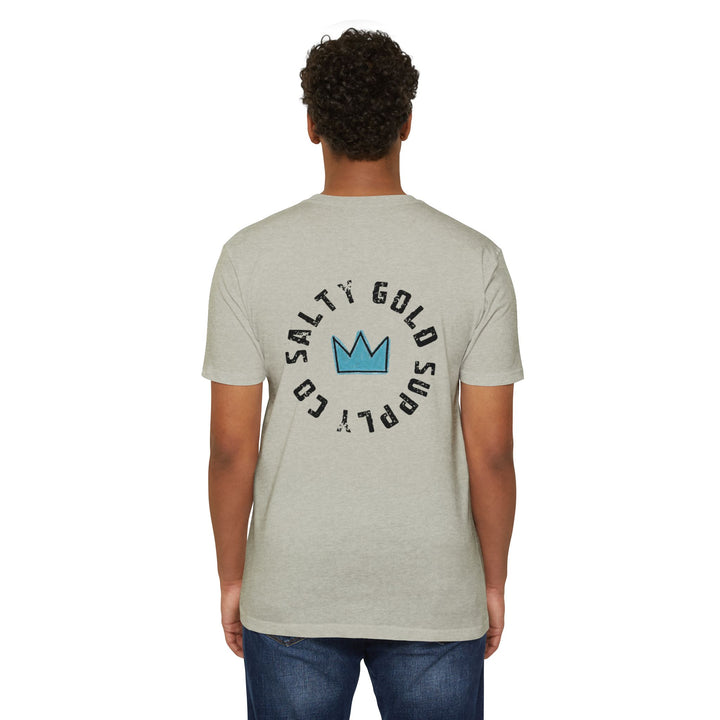 Salty Gold Crown T-Shirt — Vintage Logo Tee