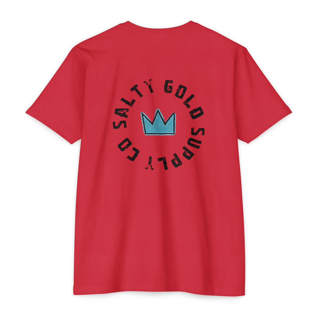 Salty Gold Crown T-Shirt — Vintage Logo Tee