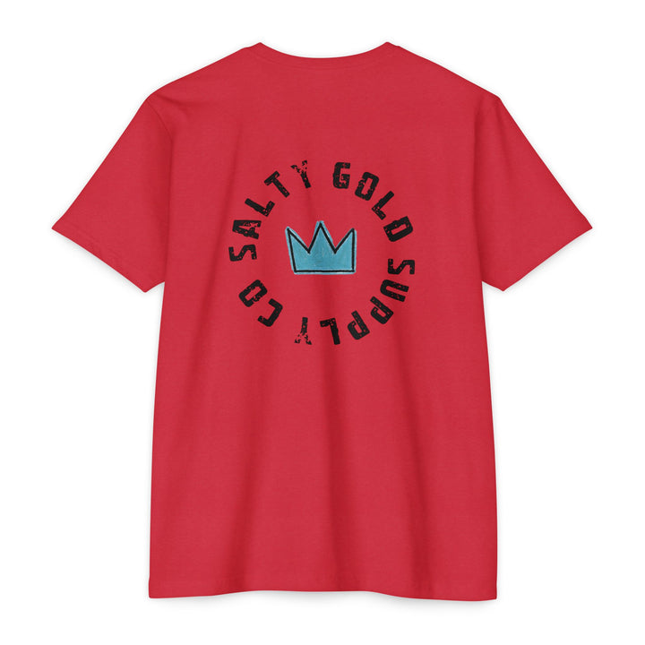 Salty Gold Crown T-Shirt — Vintage Logo Tee