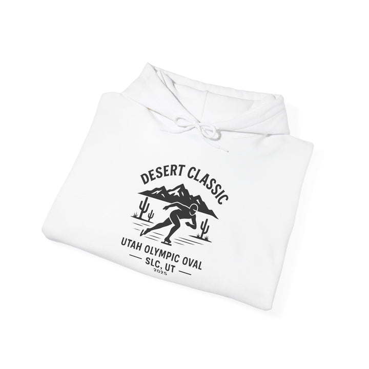 Speed Skating Desert Classic Hoodie - Salt Lake City Utah - Printify | Salty Gold Supply Co.