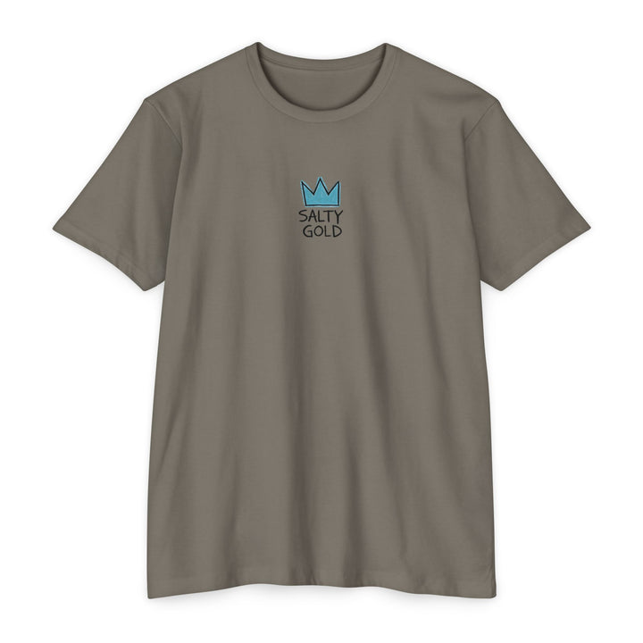 Salty Gold Crown T-Shirt — Vintage Logo Tee