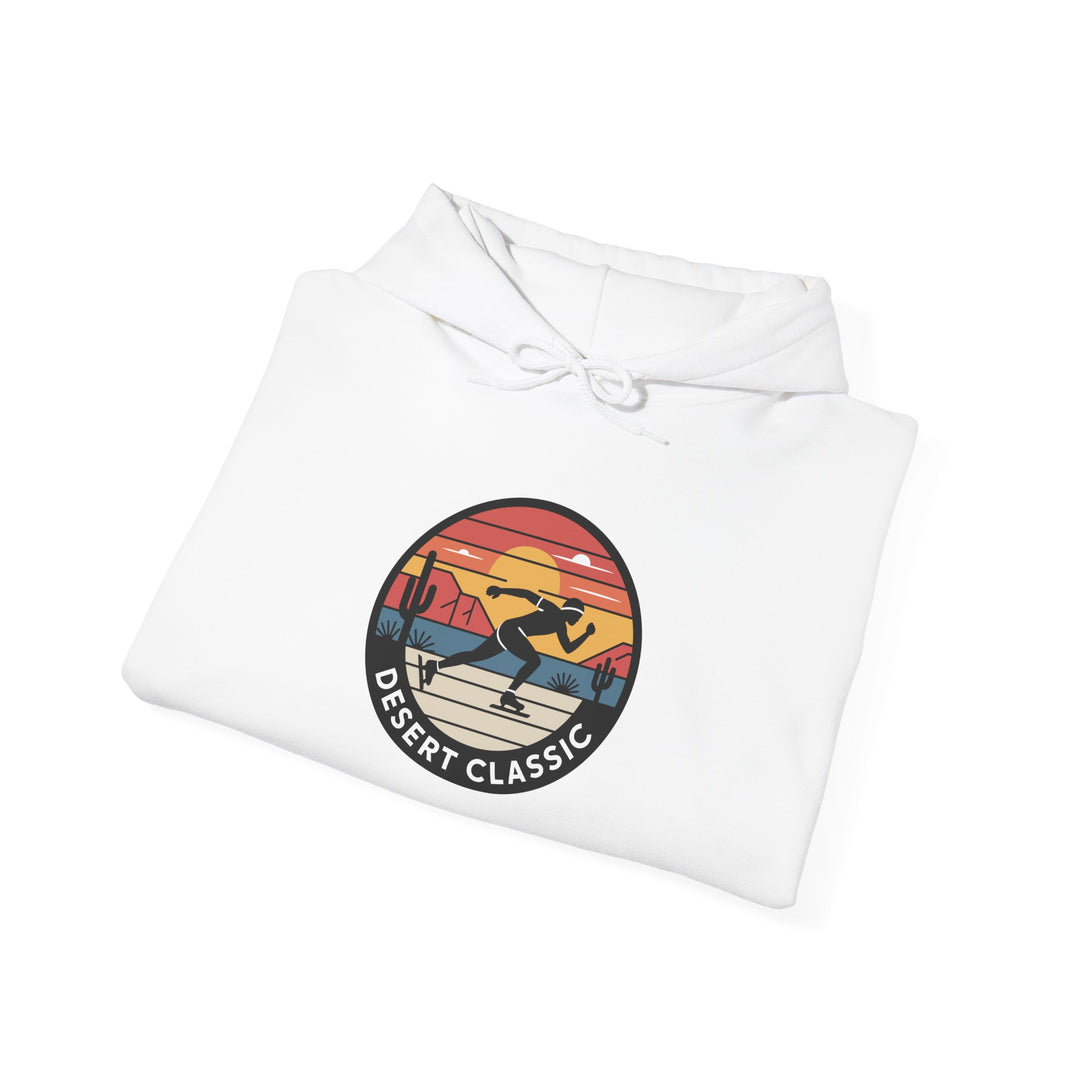Speed Skating Desert Classic Hoodie - Salt Lake City Utah - Printify | Salty Gold Supply Co.