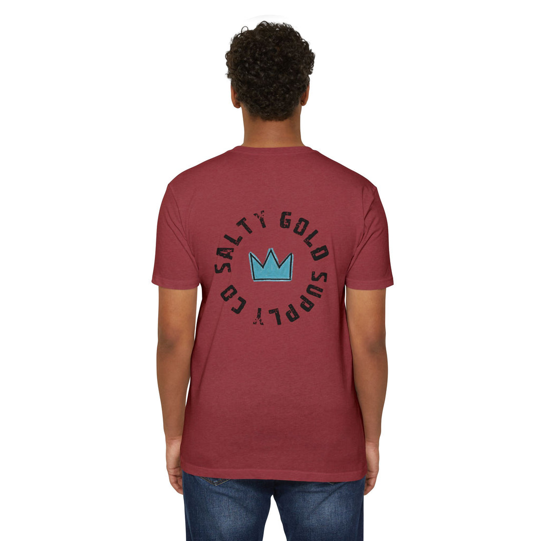 Salty Gold Crown T-Shirt — Vintage Logo Tee