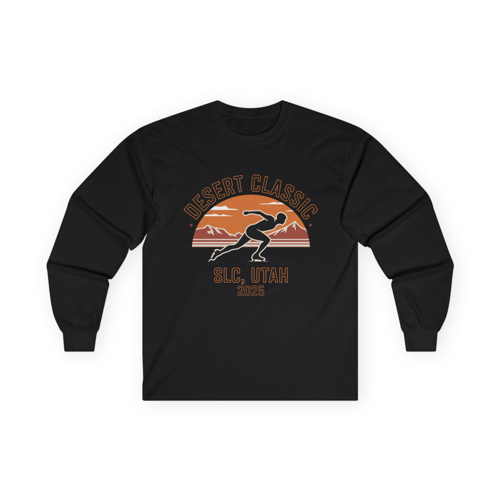 Desert Classic Long Sleeve Tee, Unisex Cotton Tee, Outdoor Adventure Shirt, Running Event Apparel, Gift for Athletes - Printify | Salty Gold Supply Co.