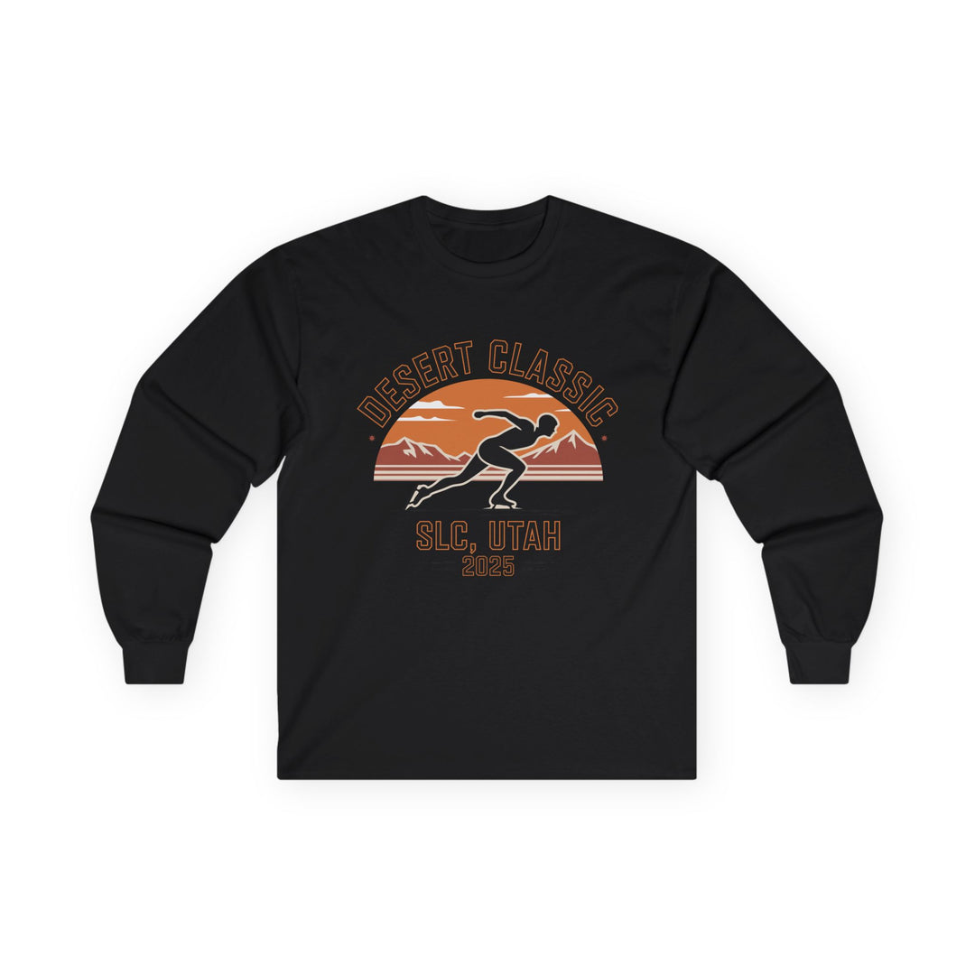 Desert Classic Long Sleeve Tee, Unisex Cotton Tee, Outdoor Adventure Shirt, Running Event Apparel, Gift for Athletes - Printify | Salty Gold Supply Co.
