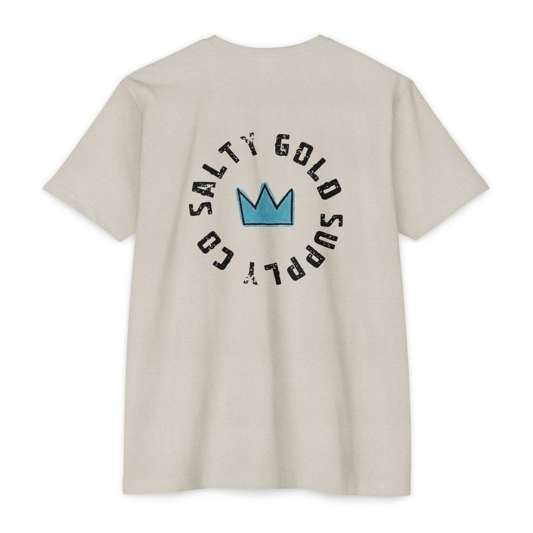 Salty Gold Crown T-Shirt — Vintage Logo Tee