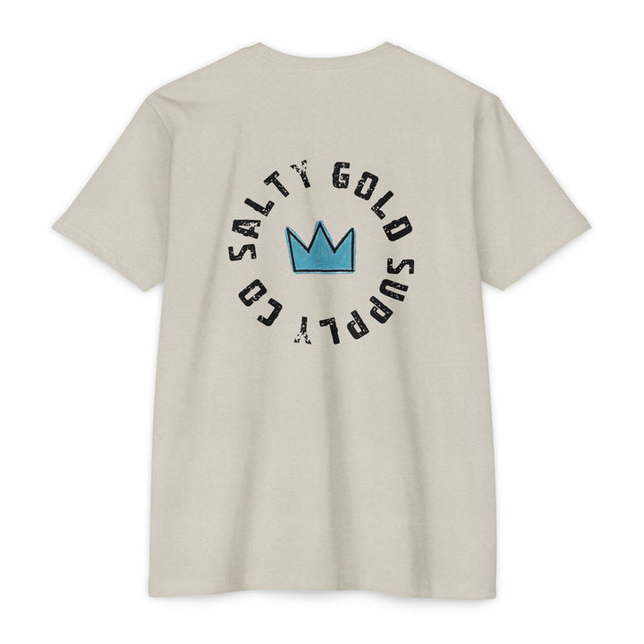 Salty Gold Crown T-Shirt — Vintage Logo Tee