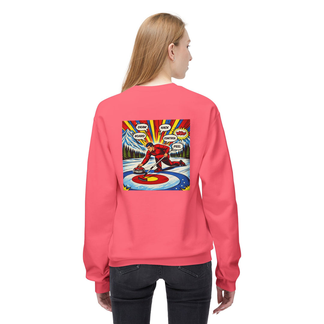 Comic Curling Graphic