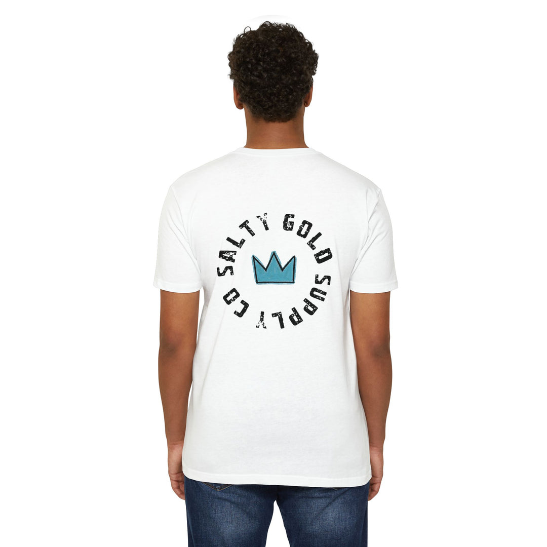 Salty Gold Crown T-Shirt — Vintage Logo Tee