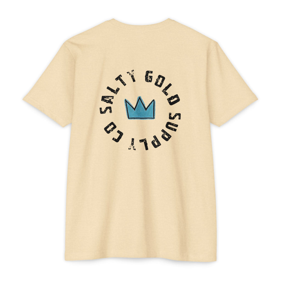Salty Gold Crown T-Shirt — Vintage Logo Tee