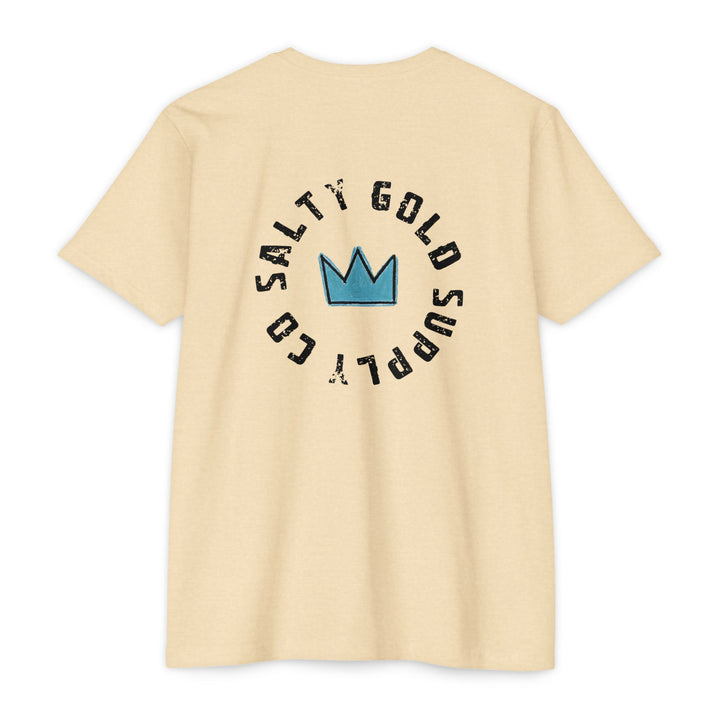 Salty Gold Crown T-Shirt — Vintage Logo Tee