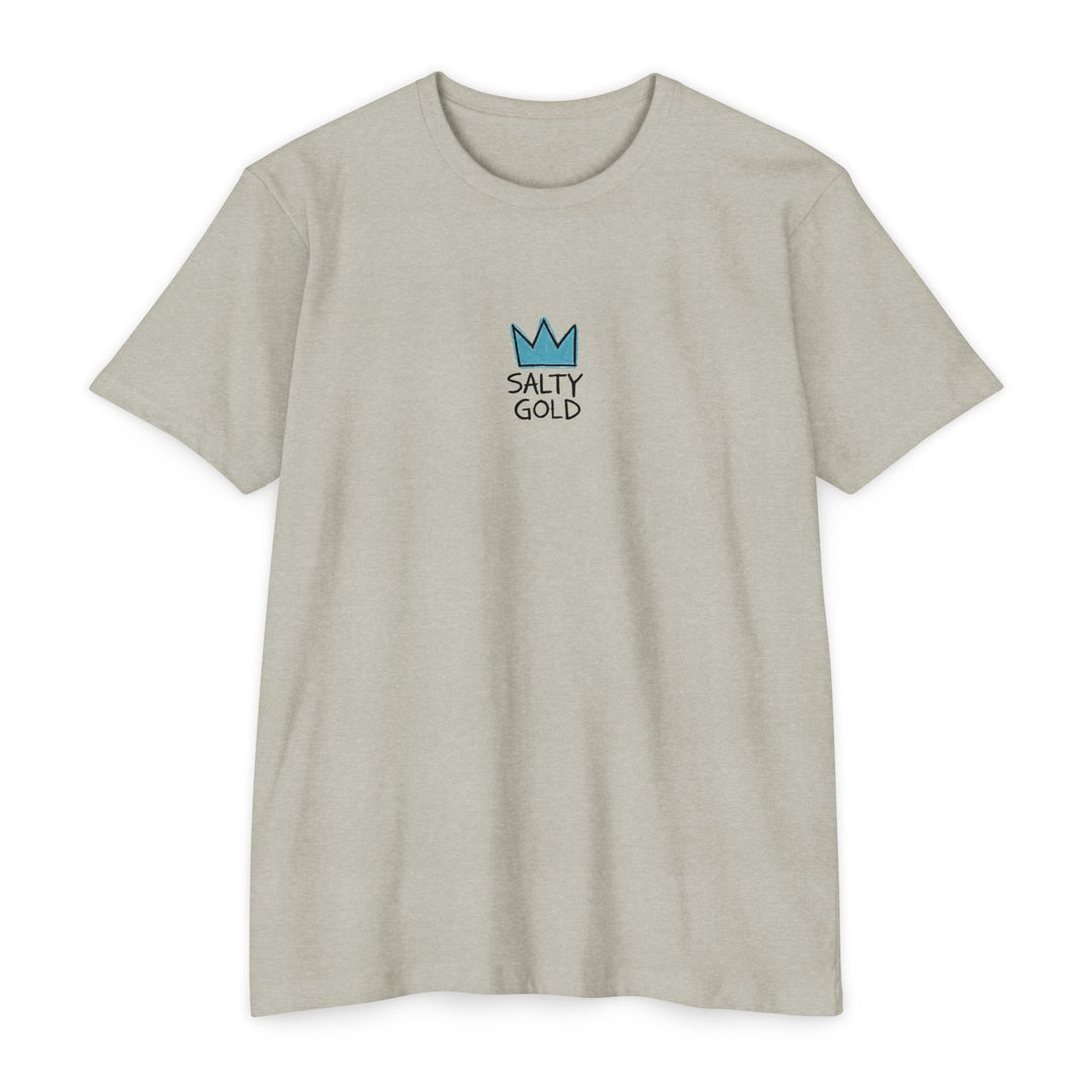 Salty Gold Crown T-Shirt — Vintage Logo Tee