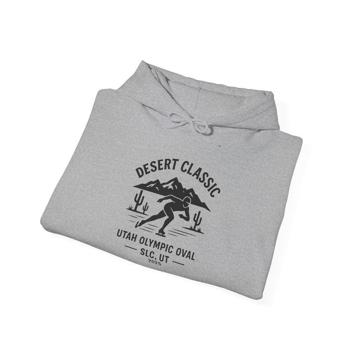 Speed Skating Desert Classic Hoodie - Salt Lake City Utah - Printify | Salty Gold Supply Co.