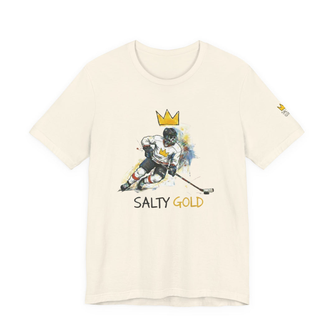 SALTY GOLD // SKELETON HOCKEY TEE