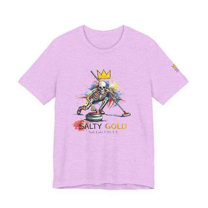 SALTY GOLD // SKELETON CURLING SWEEP TEE