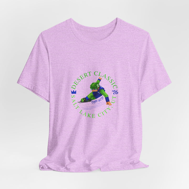 Desert Classic Block Character Tee (Blue Lettering)