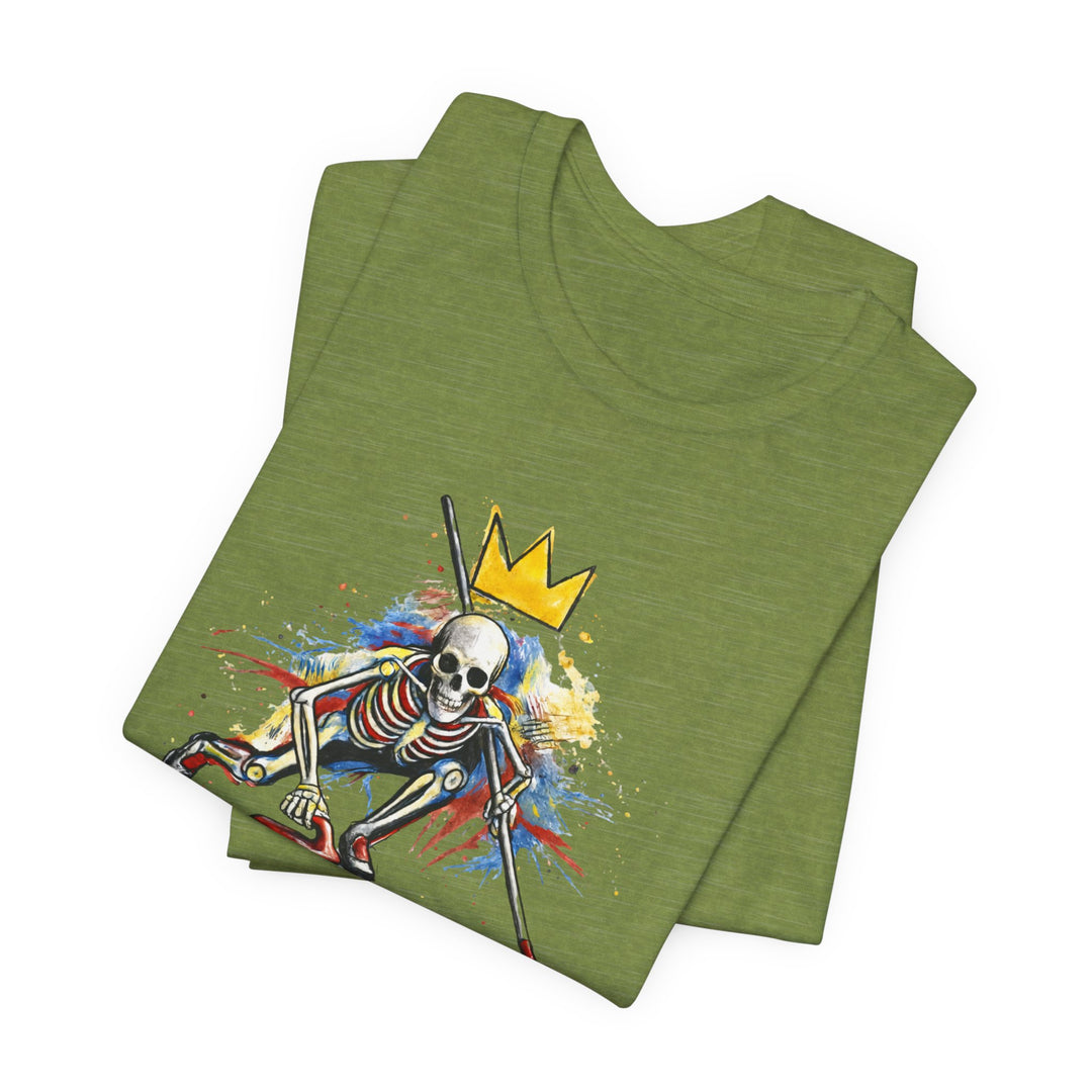 SALTY GOLD // SKELETON CURLING SWEEP TEE