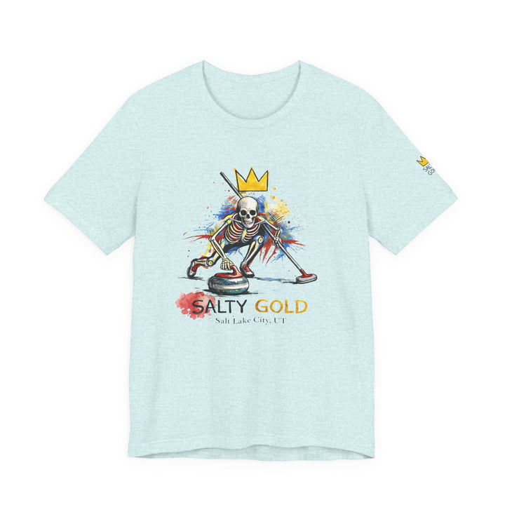 SALTY GOLD // SKELETON CURLING SWEEP TEE