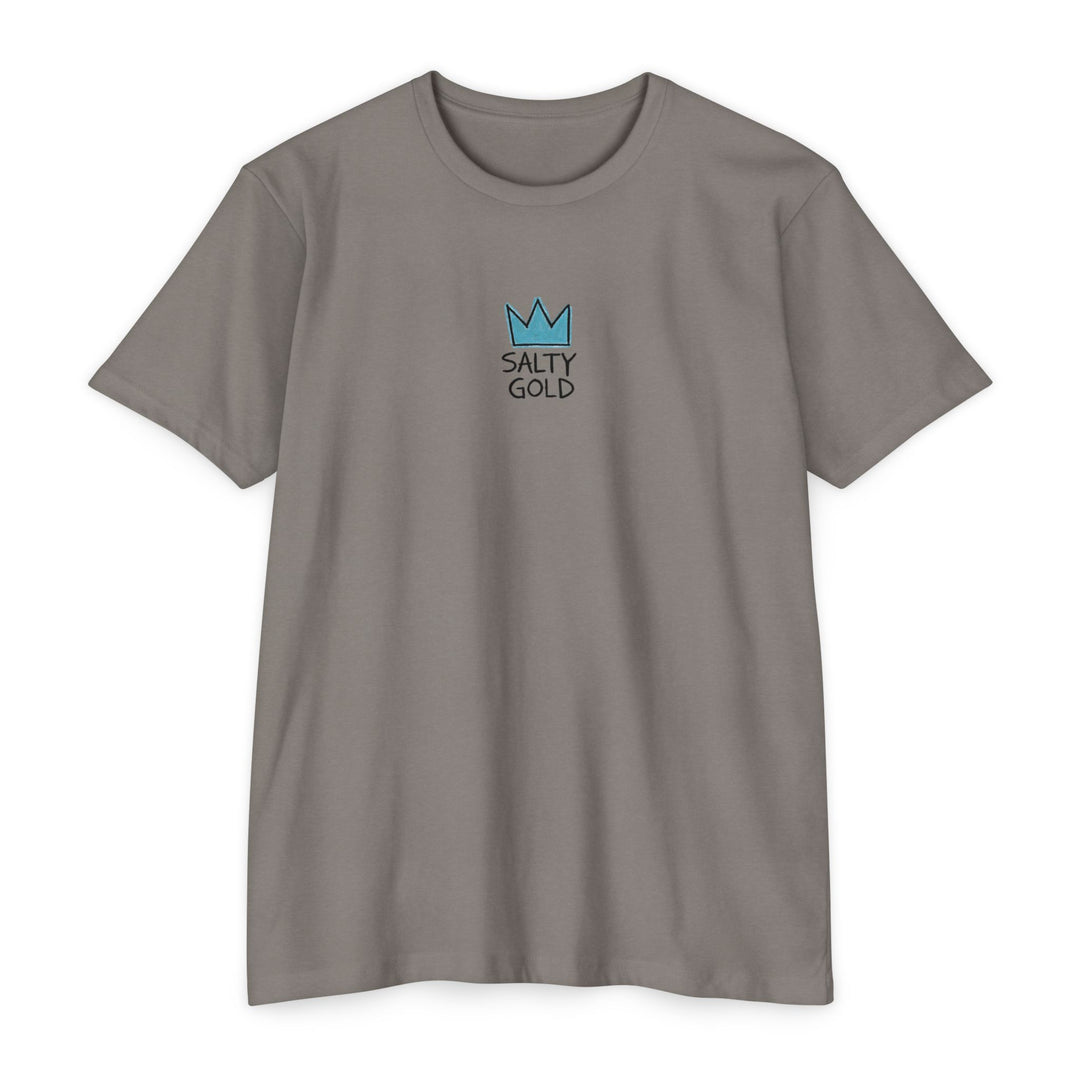 Salty Gold Crown T-Shirt — Vintage Logo Tee