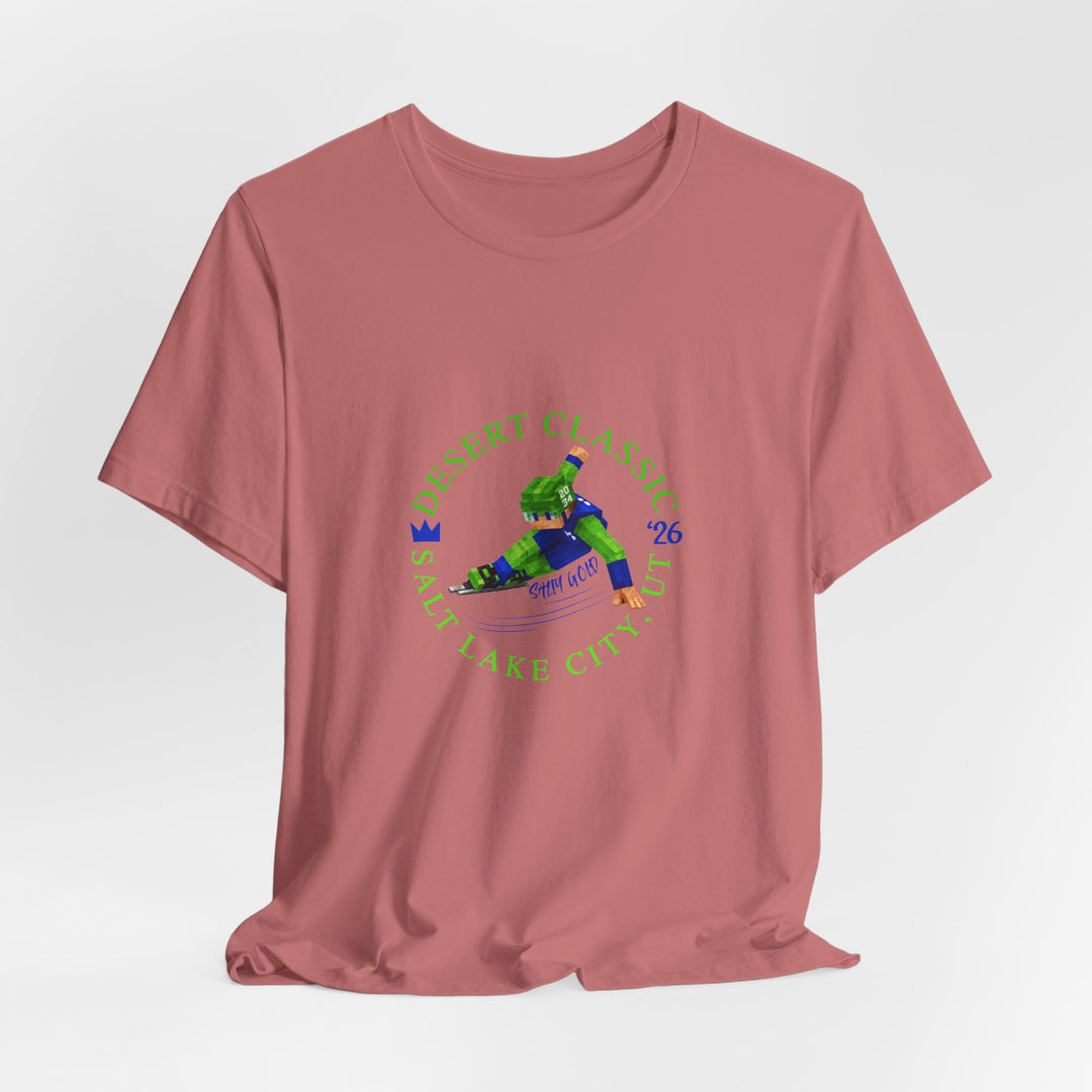 Desert Classic Block Character Tee (Blue Lettering)