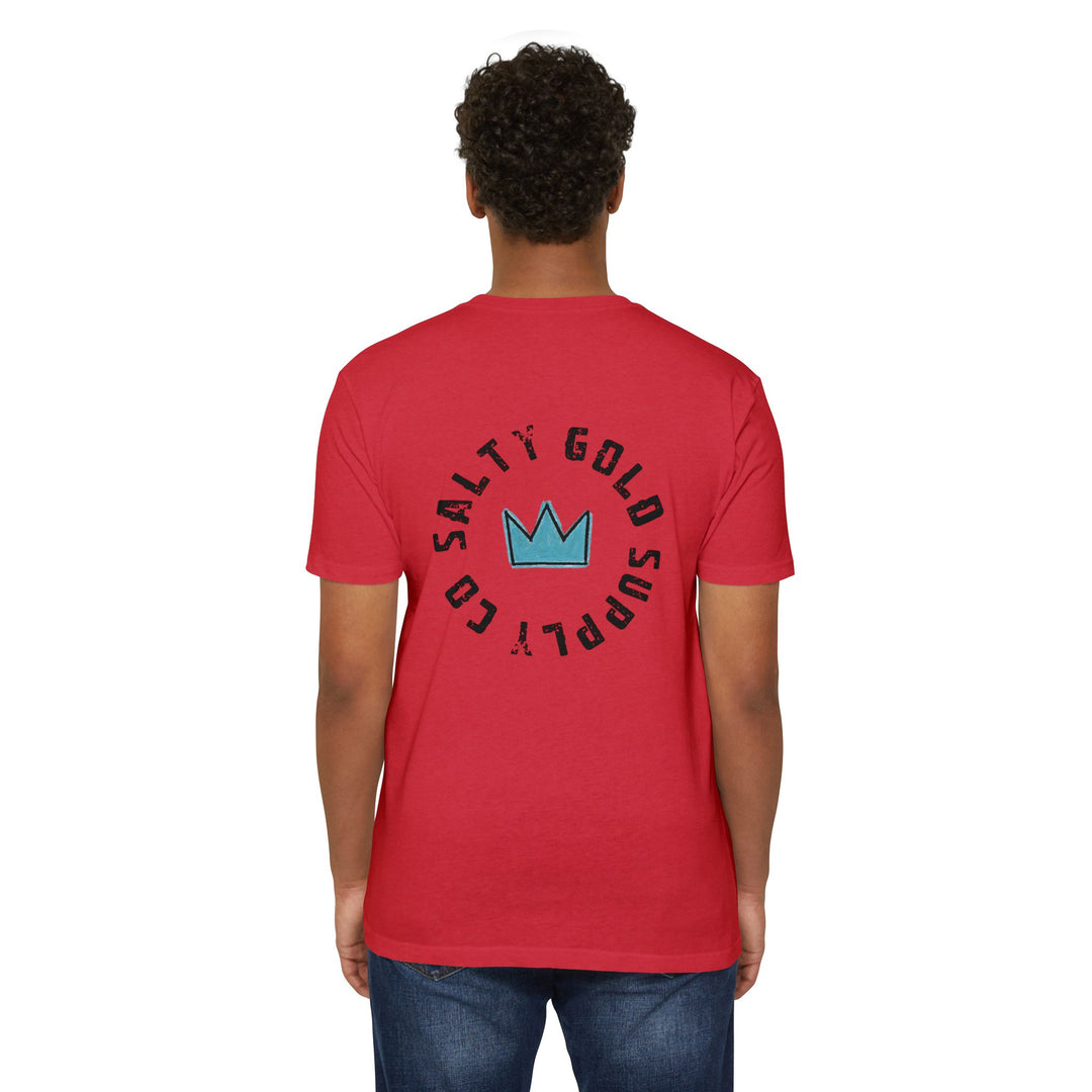 Salty Gold Crown T-Shirt — Vintage Logo Tee
