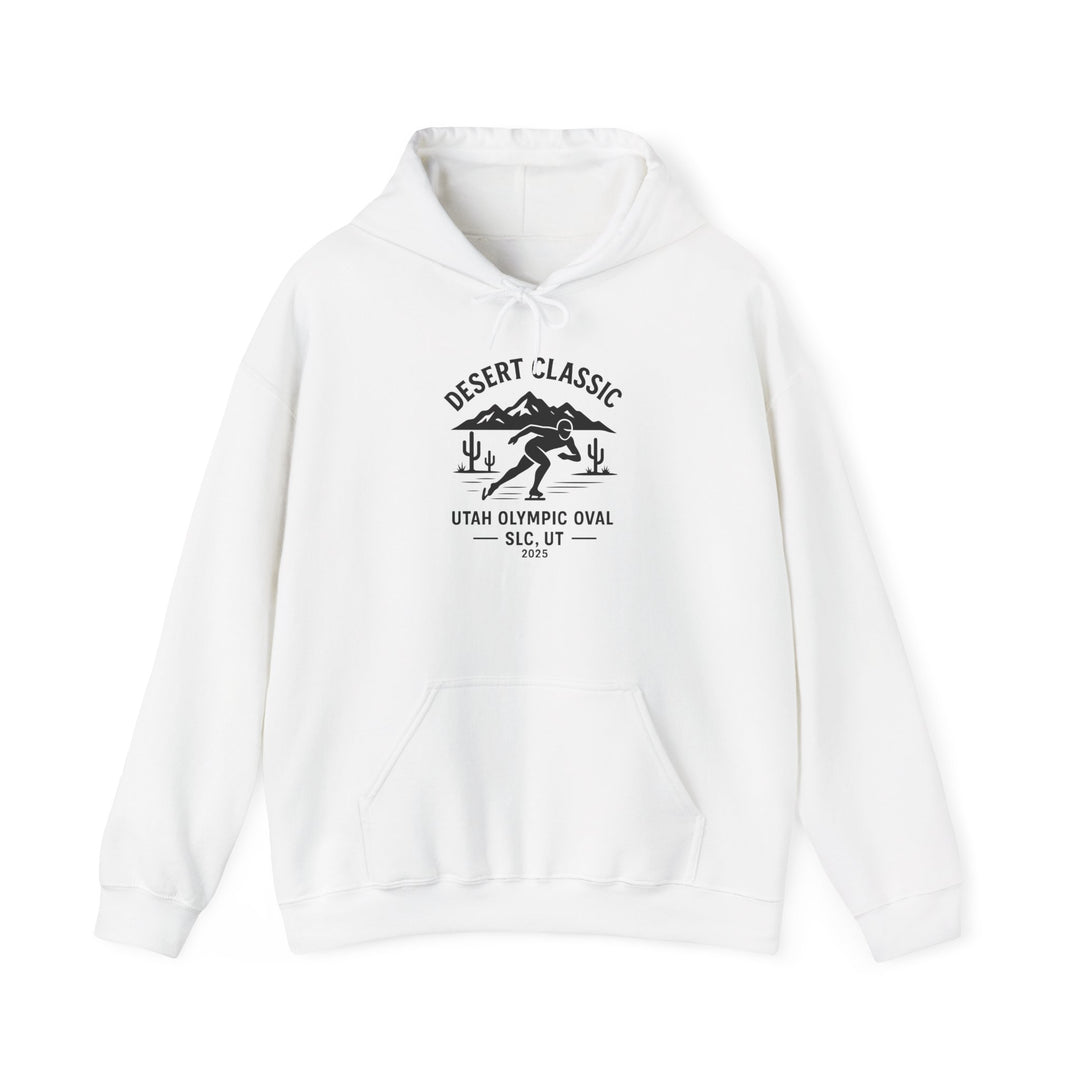 Speed Skating Desert Classic Hoodie - Salt Lake City Utah - Printify | Salty Gold Supply Co.