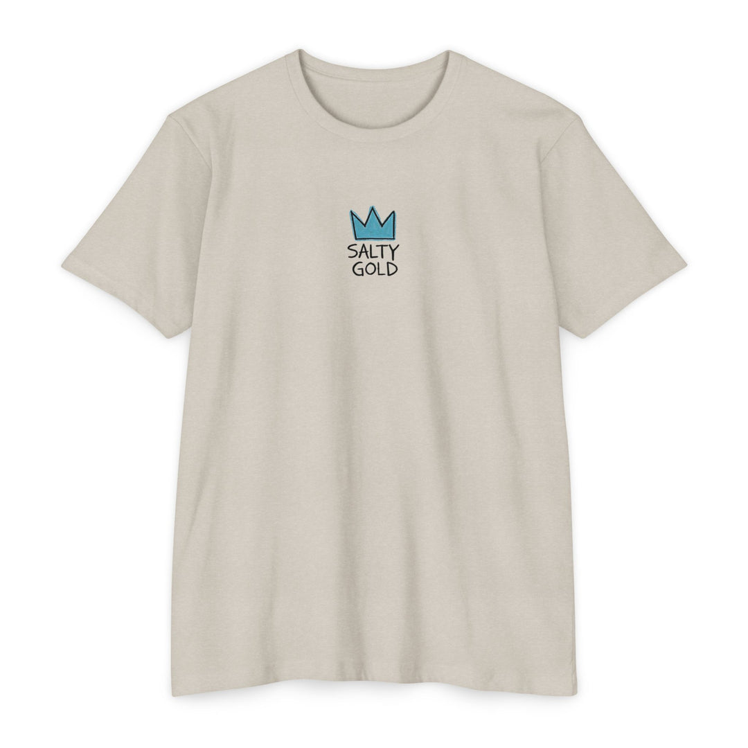 Salty Gold Crown T-Shirt — Vintage Logo Tee