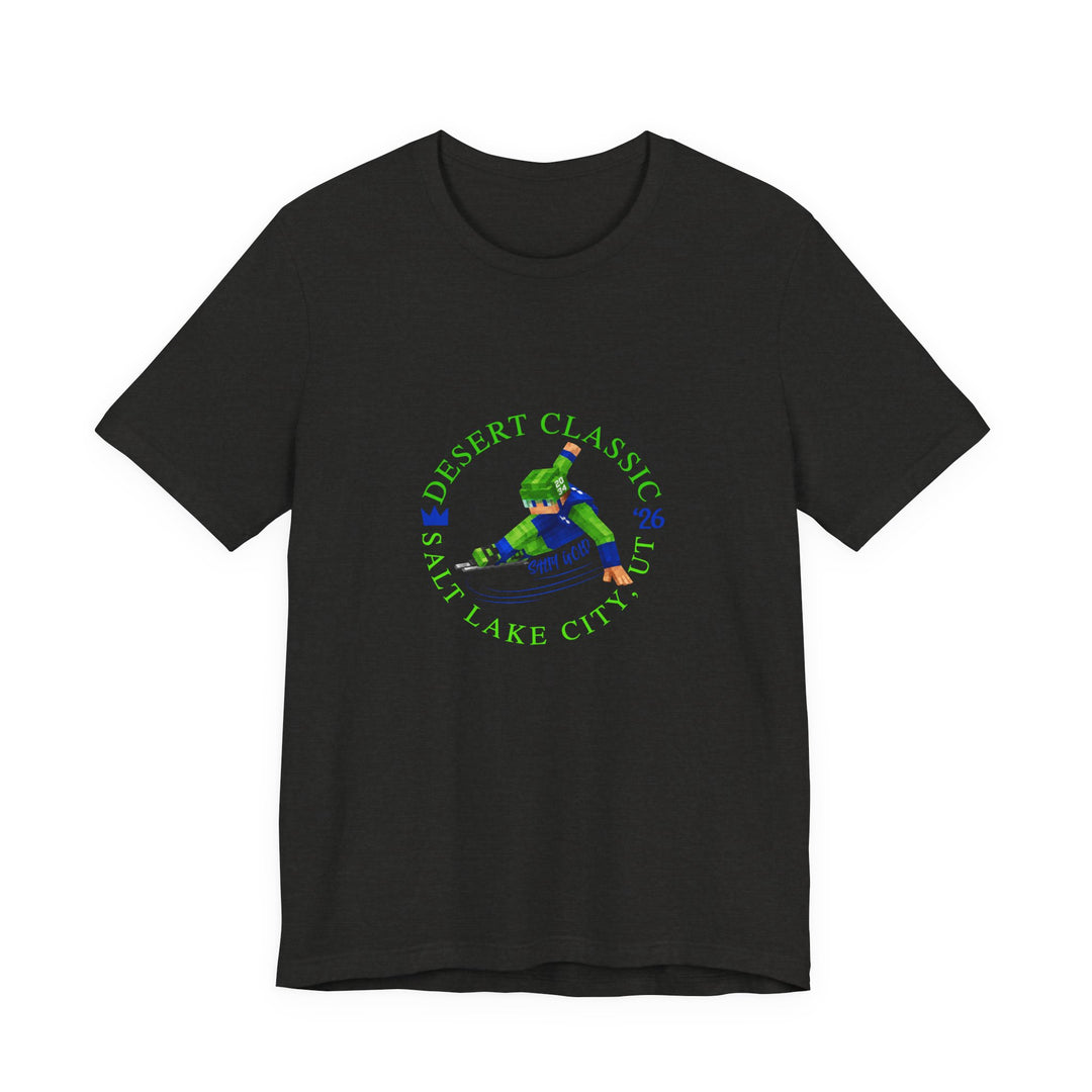 Desert Classic Block Character Tee (Blue Lettering)
