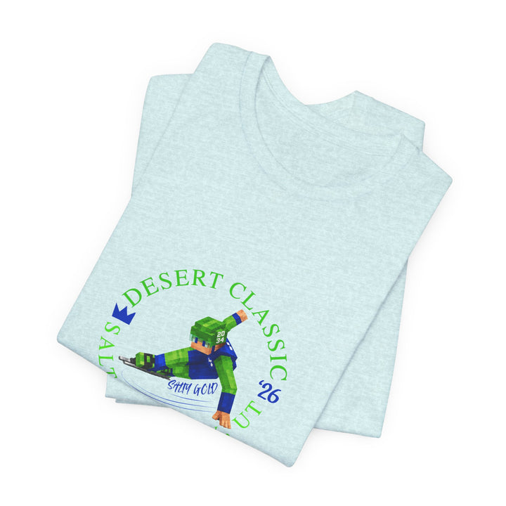 Desert Classic Block Character Tee (Blue Lettering)